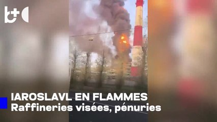 Flammes et panique à Iaroslavl - la raffinerie russe frappée par des drones ukrainiens