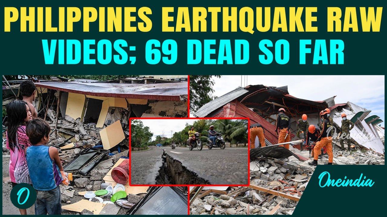 Shocking Aftermath of 6.9 Magnitude Quake in Philippines: Dozens dead, hundreds trapped, Rescue Ops.