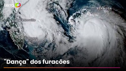 Furacões Imelda e Humberto provocam alerta no Atlântico Norte e repetem fenômeno raro