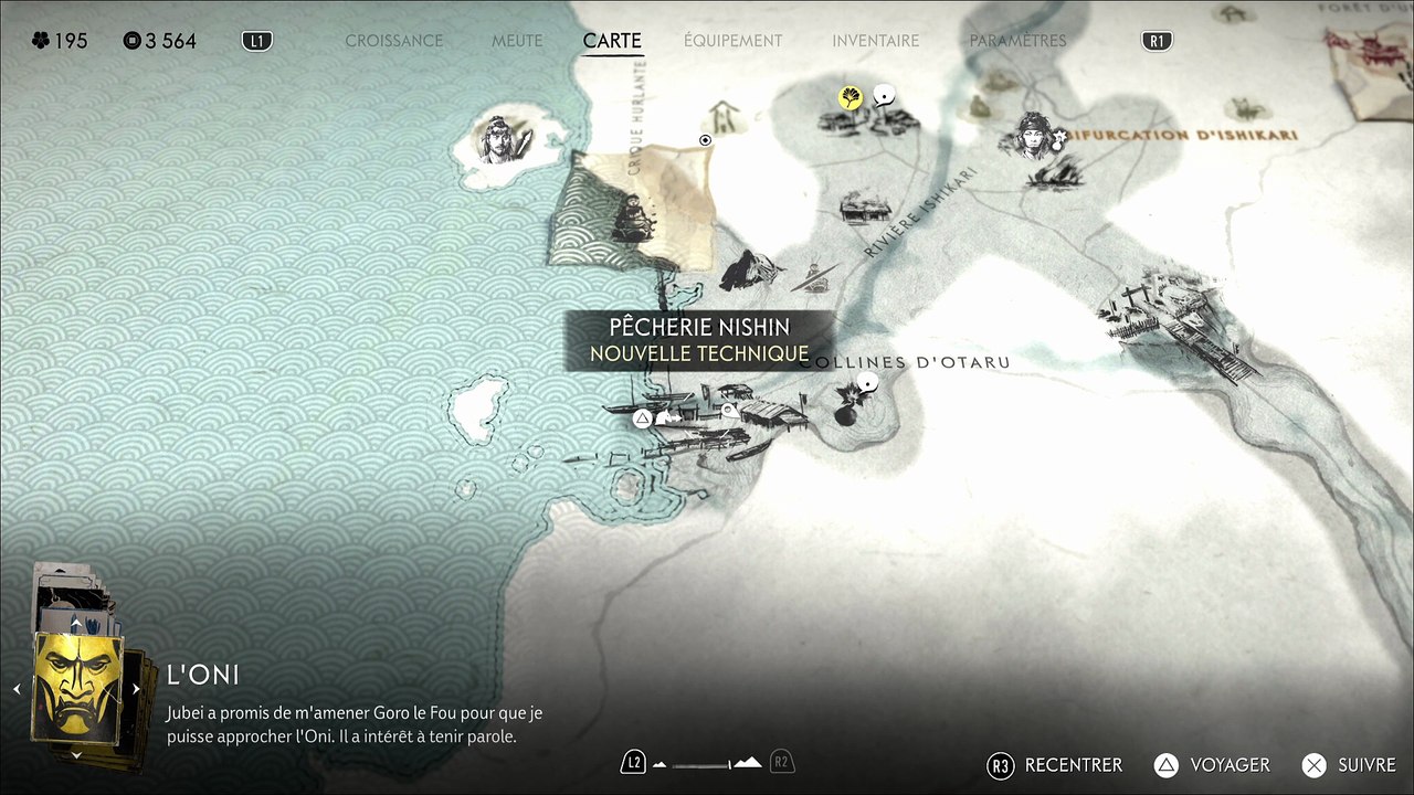 Ghost of Yotei - Autel de réflexion pour gagner des points de compétence