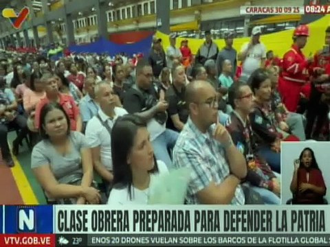 Caracas | La clase obrera está preparada para el llamado a la unidad nacional y defensa soberana