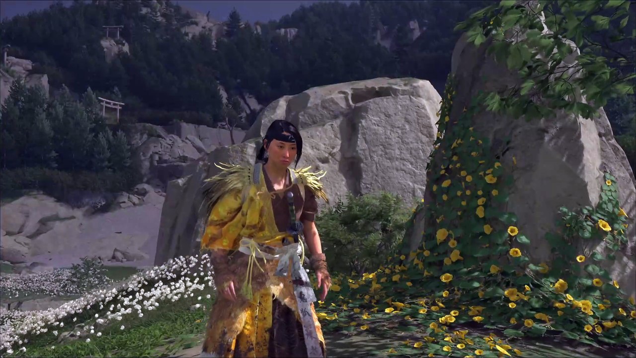 Ghost of Yotei - Peinture sumi-e du Mont Yotei