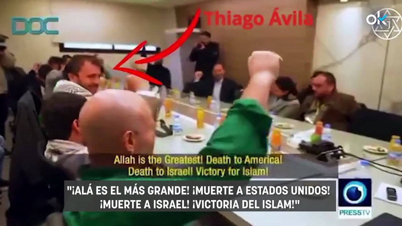 El nº 2 de la flotilla coreó "¡muerte a Israel! ¡victoria del Islam!" en el funeral del líder de Hezbolá