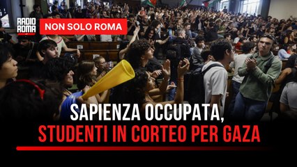 Gaza, la mobilitazione a Roma continua occupata la sede di Scienze Politiche a La Sapienza