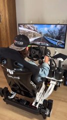 Premier essai des vérins simrig S3 sur le R8 Fury d’Oplite 🤯 une dinguerie 🤯