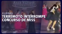 Terremoto interrompe concurso de Miss nas Filipinas