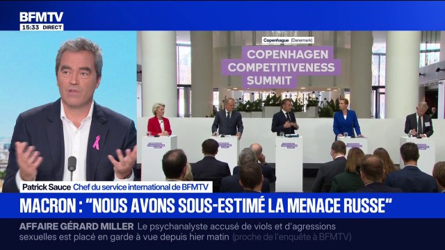 Rien n'est exclu en terme de riposte si un avion russe viole l'espace aérien européen affirme Emmanuel Macron