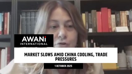 Market slows amid China cooling, trade pressures