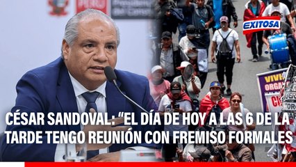 Ministro de Transportes sobre paro de transportistas del 2 de octubre: "Han expresado su voluntad de conversar y evitarlo"