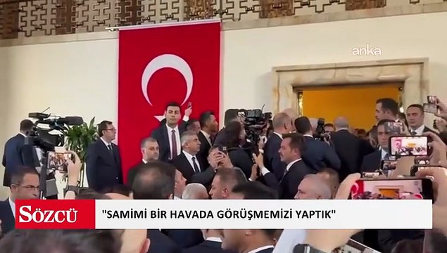 Erdoğan: Samimi bir havada görüşmemizi yaptık