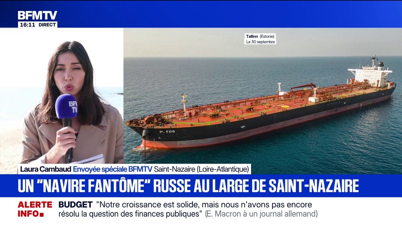 Un "navire fantôme" russe au large de Saint-Nazaire