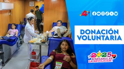 Donación de sangre: importancia  de la jornada voluntaria de la UNA en Managua