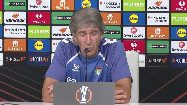 Rueda de prensa de Pellegrini previa al Ludogorets - Betis