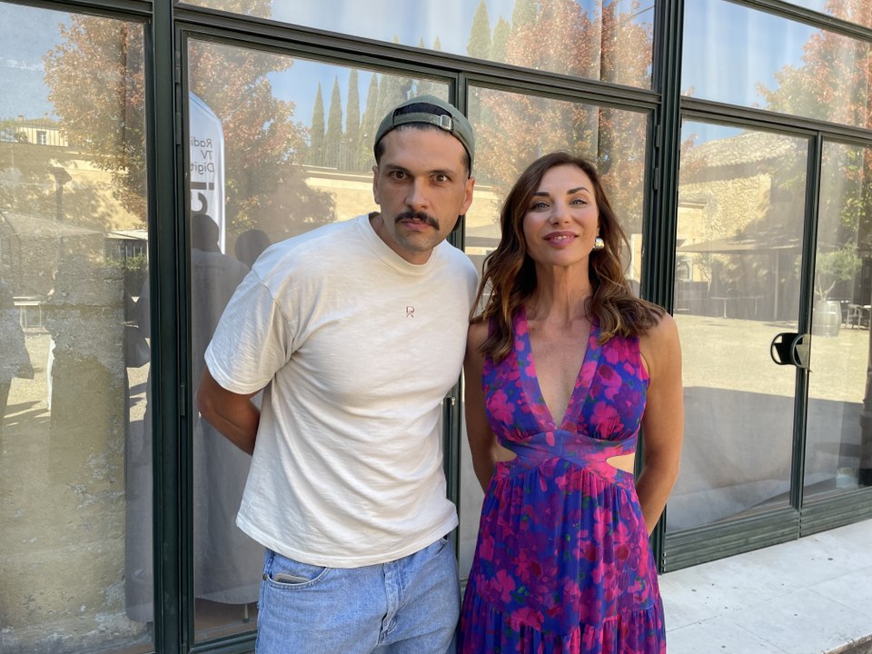 Ariane Brodier et Marcel sur les As du jardin