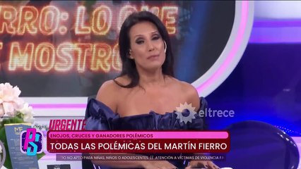 a qué figura de Telefe Zaira Nara se negó a entrevistar en los Martín Fierro