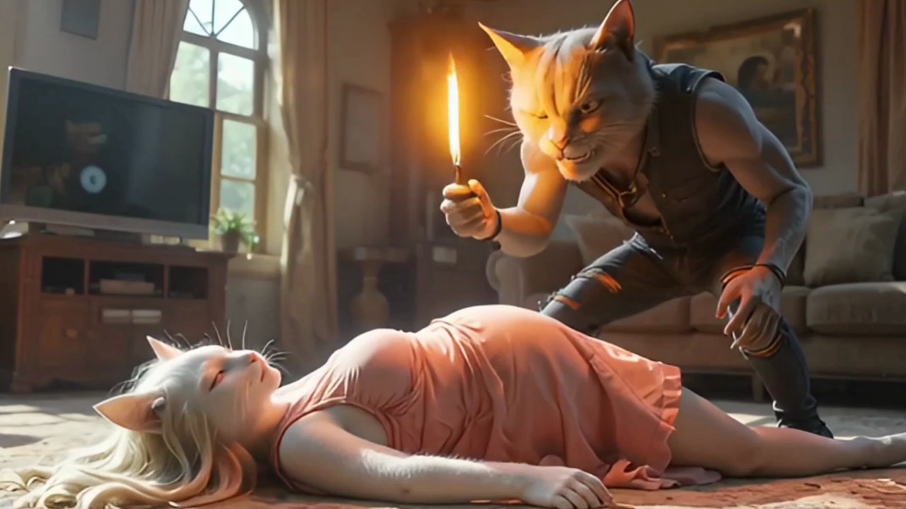 Pregnant Cat Attacked😱 & House Burned🔥 | Hero...