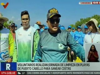 Carabobo | Más de mil voluntarios se unen para sanear playas de Puerto Cabello