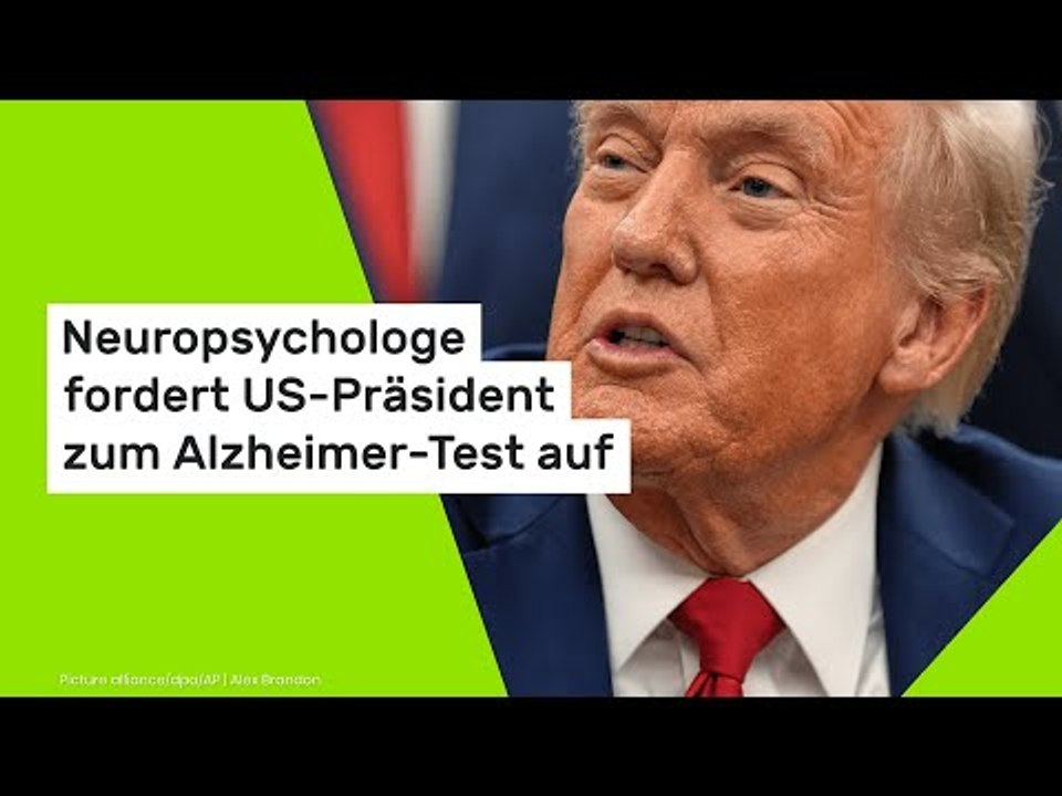 Neuropsychologe fordert US-Präsident zum Alzheimer-Test auf
