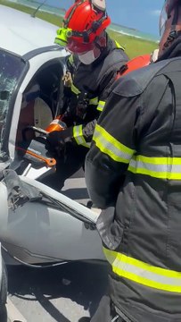 Motorista fica preso às ferragens após carro colidir com coqueiro no Pontal da Barra