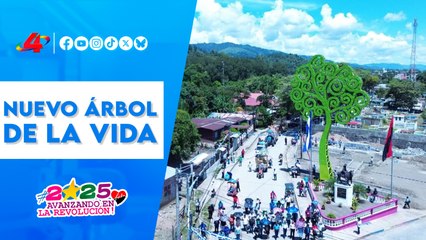 Jalapa, Nueva Segovia: nuevo Árbol de la Vida 🌳 ilumina y embellece la ciudad 🇳🇮