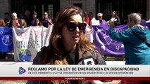 RECLAMO POR LA LEY DE EMERGENCIA EN DISCAPACIDAD