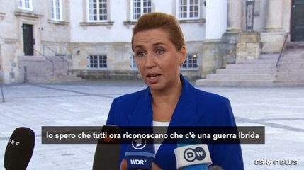 La premier danese: "Da Ue serve risposta forte a guerra ibrida russa"