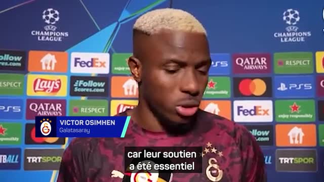 Galatasaray - Osimhen : "Un sentiment incroyable"