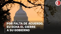 EU echa el cierre a su Gobierno por la falta de acuerdo en el Senado sobre los presupuestos