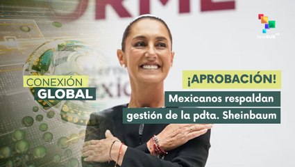 Pdta. Sheinbaum cumple 1 año de gobierno con alto índice de aprobación