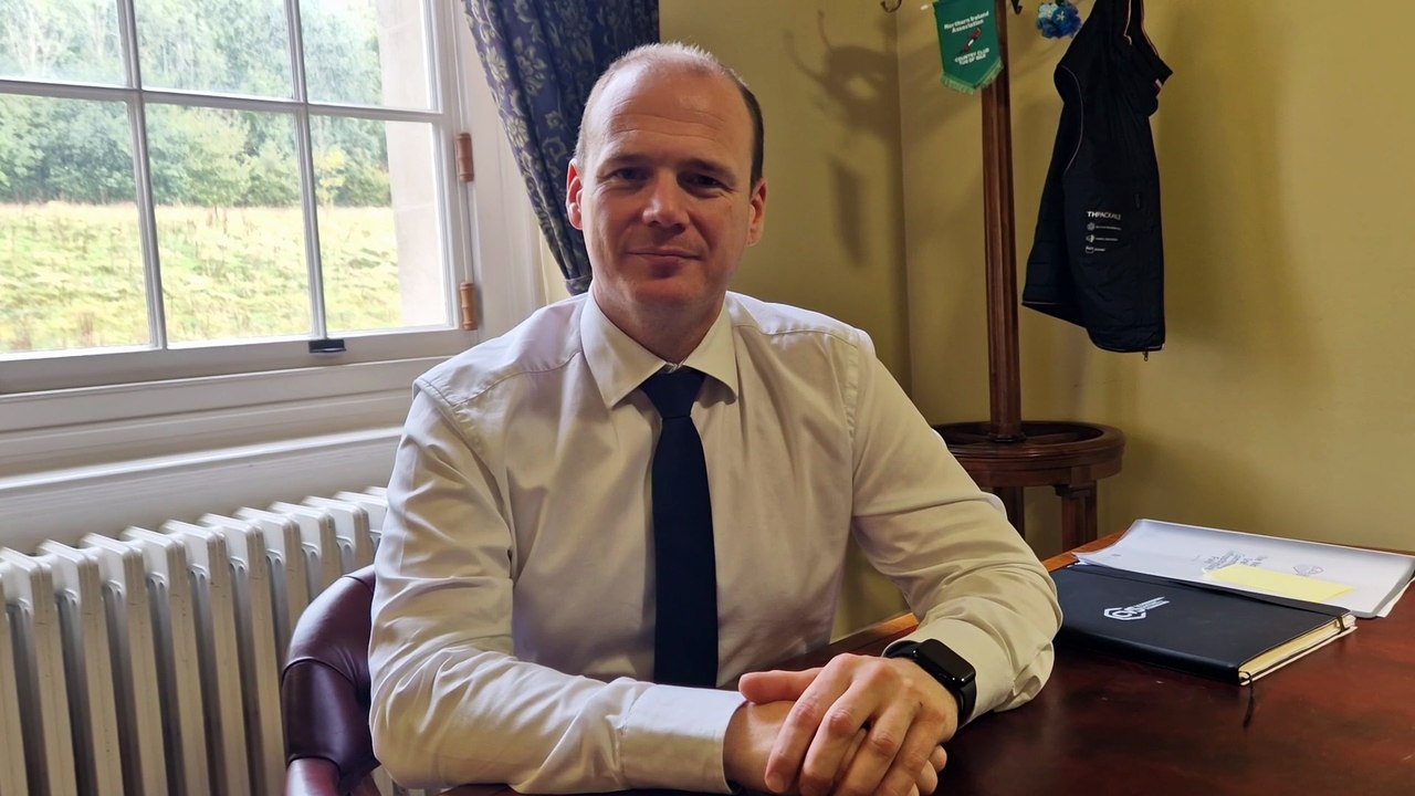 Communities Minister Gordon Lyons on cutting through government red tape at Queen's Parade, Bangor