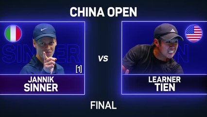 Sinner beat Tien to win second China Open title