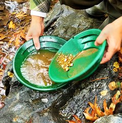 Transforming golden treasure into a beautiful accessory piece 🤩 #diy #treasure #hairstyle #fyp #nature