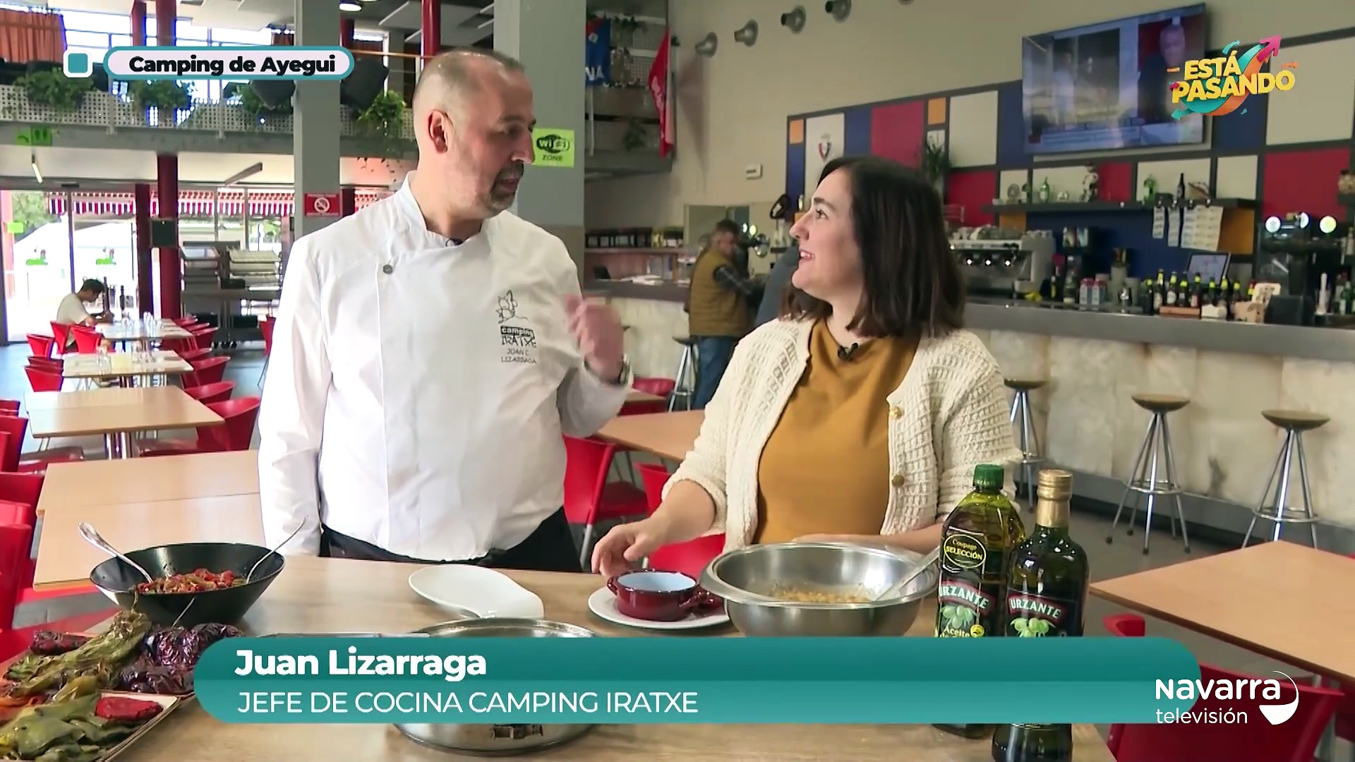 Una cazuelica navarra en el camping de Ayegui