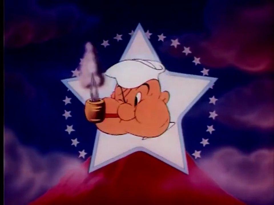 POPEYE the sailor - Greek mirthology (1954) English
