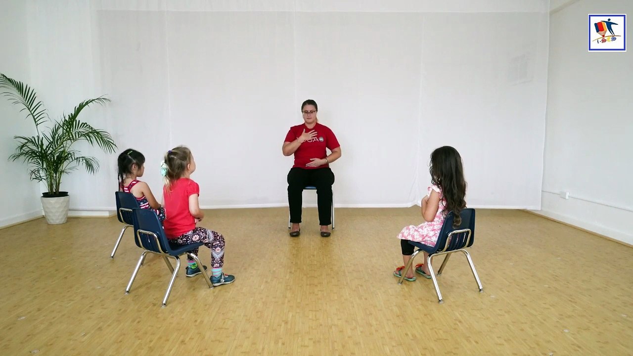 Chair Yoga For Balance | 04 Minute Kids Yoga Class | Ages 3 - 12