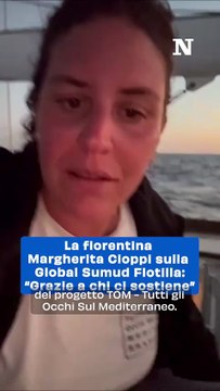 Ultimo Tramonto per la Global Sumud Flotilla: La Missione di Margherita Cioppi verso Gaza