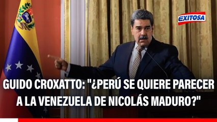 Guido Croxatto por inhabilitación al expresidente Martín Vizcarra: "¿Perú se quiere parecer a la Venezuela de Nicolás Maduro?"