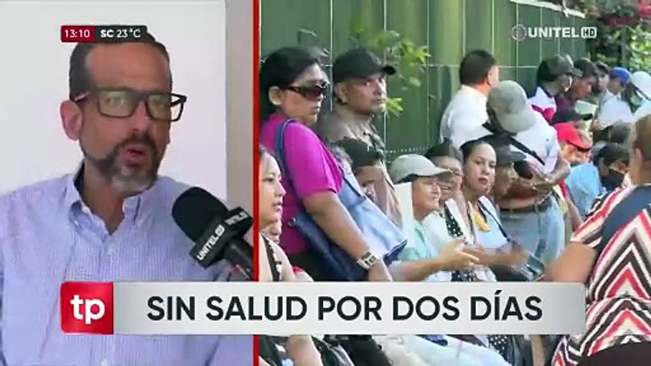 Trabajadores de salud instalan huelga de hambre en el ingreso de la Quinta Municipal por el bono de vacunación