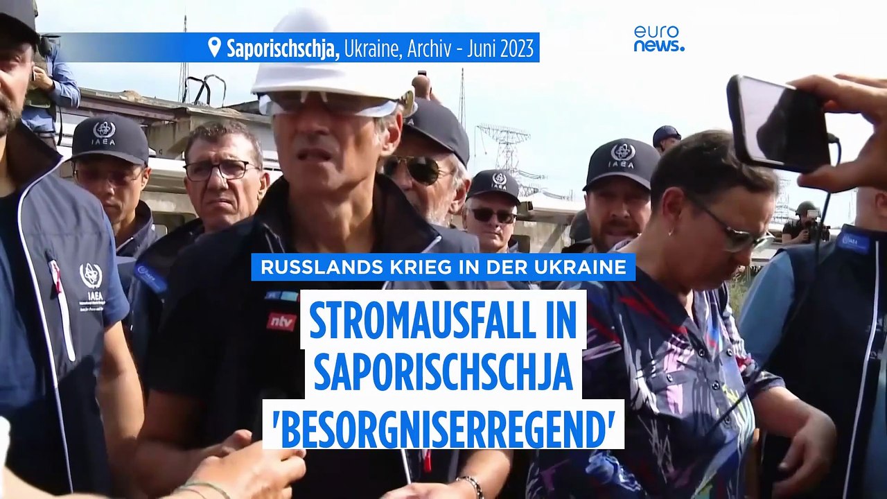Stromausfall an AKW Saporischschja 'besorgniserregend'