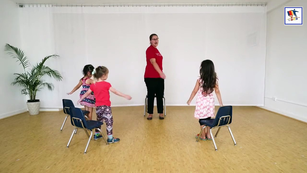 Chair Yoga Games : Wash Away | 3 Minute Kids Yoga Class | Ages 3 - 12