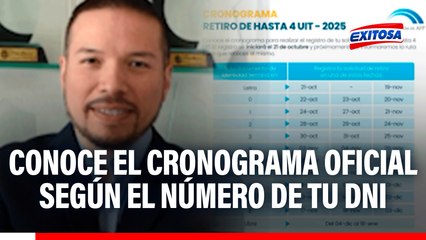 Octavo retiro de AFP: Conoce el cronograma oficial según el número de tu DNI
