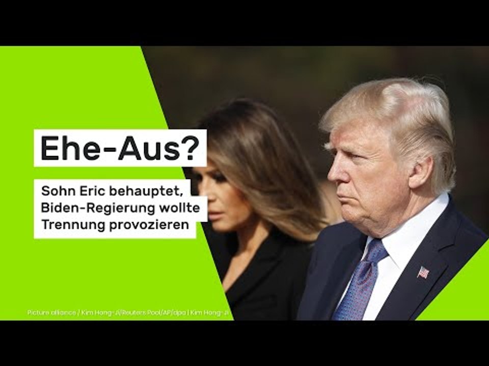 Ehe-Aus? Sohn Eric behauptet, Biden-Regierung wollte Trennung provozieren