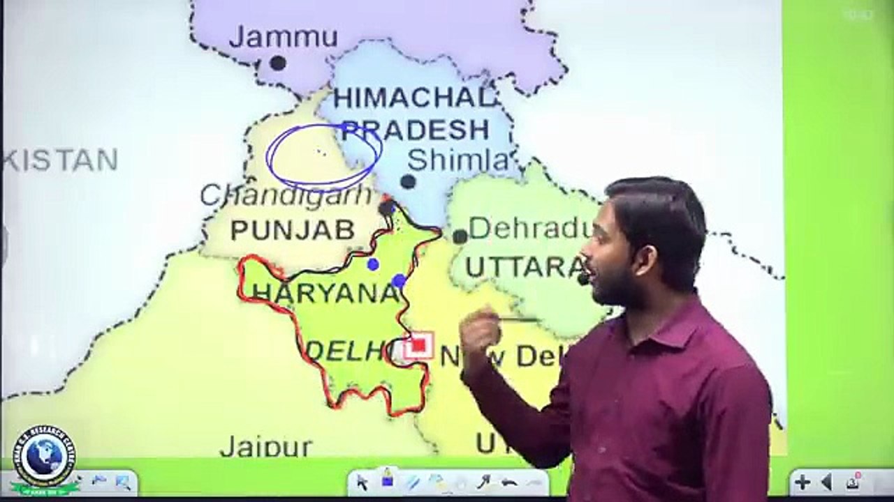06--Map Class 6 (Hariyana)
