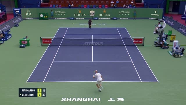 Shanghai - Adrian Mannarino écarte Matteo Berrettini et file au 2e tour