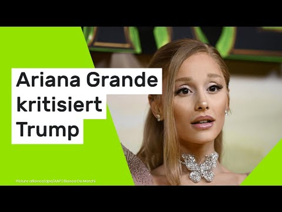 Ariana Grande ​kritisiert Trump - das Weiße Haus reagierte uneinsichtig