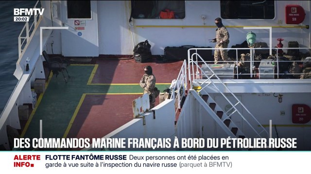Saint-Nazaire: deux personnes en garde à vue après l'intervention de la Marine nationale sur un pétrolier fantôme russe