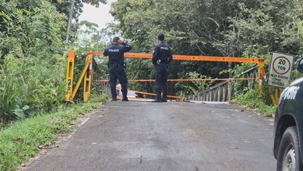 Cierran puente sobre el río Cañazas tras daño estructural; residentes piden respuestas