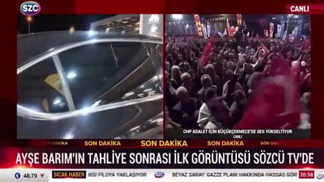 Ayşe Barım'ı tahliye sonrası ilk kez SÖZCÜ TV görüntüledi