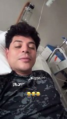 Eduin Caz fue hospitalizado de emergencia