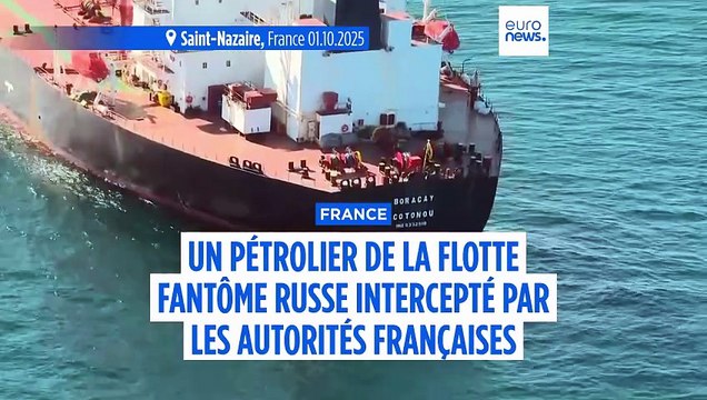 Pétrolier russe intercepté au large de la Bretagne : deux membres de l’équipage en garde à vue